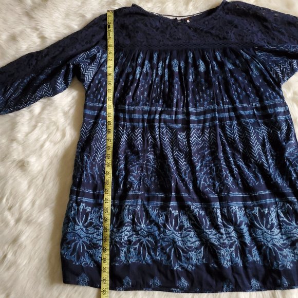 Free People Sun Daze Indigo Minidress Size S/M NWT - Picture 15 of 16
